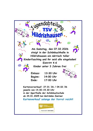 Fasching Plakat 2025 kurz Kevin