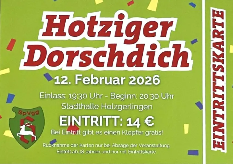 Hotziger Dorschdich 12.02.26