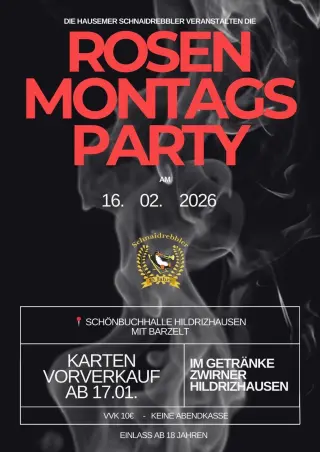 Rosenmontags-Party 16.02.26